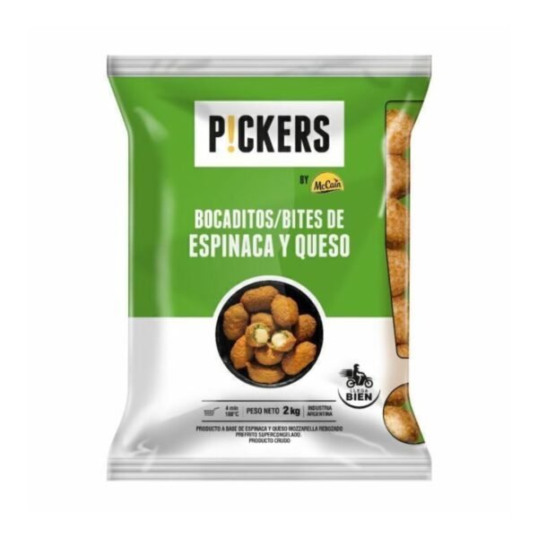 PICKERS BITE ESPINACA&QUESO MCCAIN 3 bolsas de 2 kg