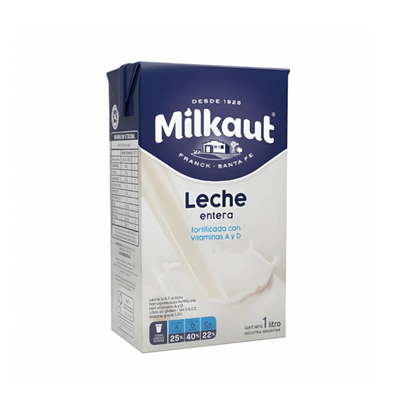 LECHE MILKAUT LARGA VIDA X1LT x 12 un