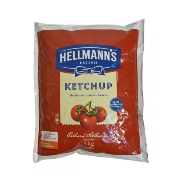 KETCHUP X  3KG HELLMANS x 3 un