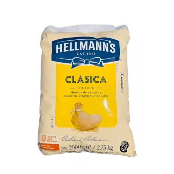 MAYONESA 3 KG HELLMANS x 3 un