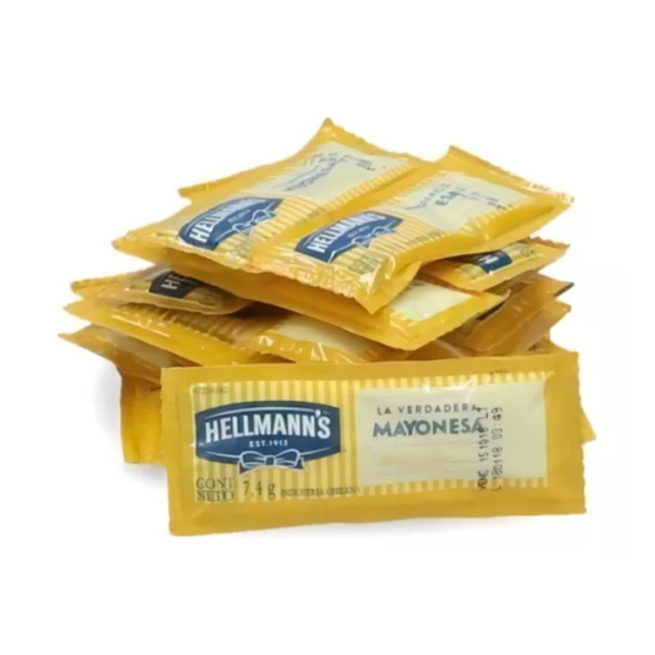 MAYONESA X 8GR (HELLMANS) x196 un.